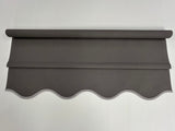 SCALLOPED EDGE ROLLER BLINDS,  CUSTOM HAND MADE IN DAYLIGHT MATERIAL