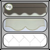 Roller Blinds In Scallop, Arabesque Or Triangle Bottoms (Light Filtering Fabric)