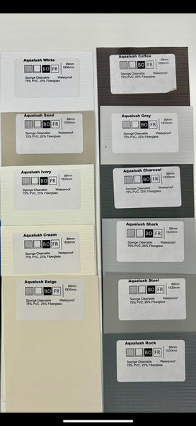 Pvc Wipeable Waterproof Blackout Roller Blinds Cut To Your Size