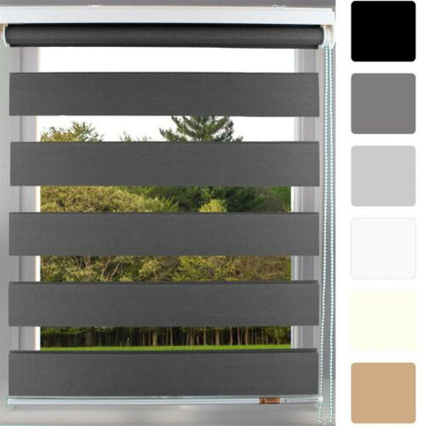 MADE TO MEASURE LUXURY CHROME EYELET ROLLER BLINDS, AVAILABLE IN 37 COLOURS
