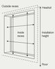 Roller Blinds In Scallop, Arabesque Or Triangle Bottoms (Light Filtering Fabric)
