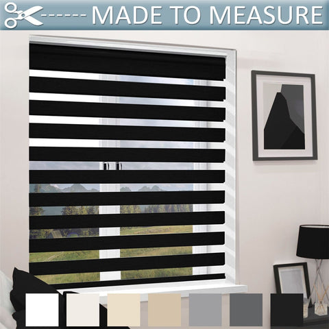 BLACKOUT STRAIGHT EDGE ROLLER BLINDS, CUTOM HAND MADE TO MEASURE 32MM METAL TUBE