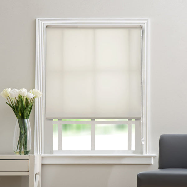 Custom Made To Measure Straight Edge Light Filtering Roller Blinds
